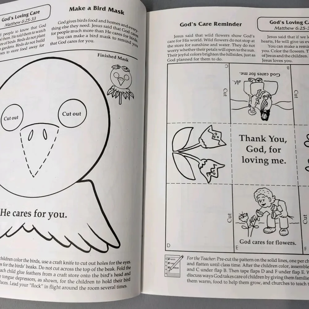 Bible Stories about Jesus Activities Book by Darlene Hoffa 1995 Paperback Kids - Picture 4 of 16